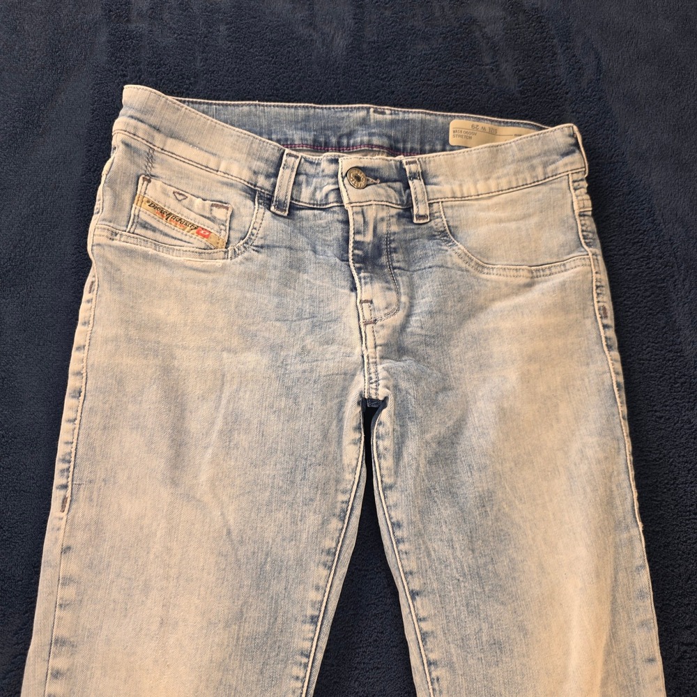 Diesel Livier-Ankle-Sp Super Slim Jegging Light Wash 0605V Low Waist Jeans W29